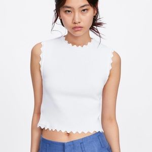 ZARA FITTED TOP *NEW WITH TAGS*